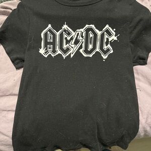 AC/DC crop top